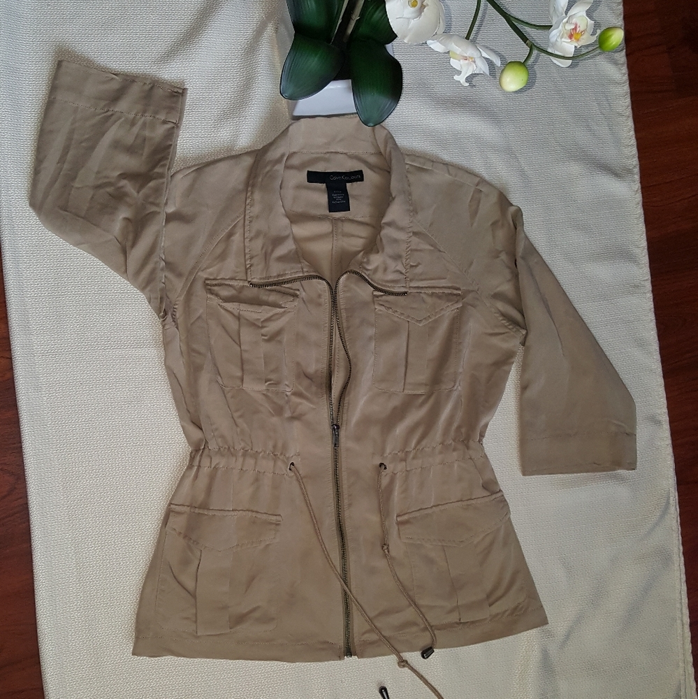 CALVIN KLEIN 3/4 sleeve, jacket , Sz S/P/CH